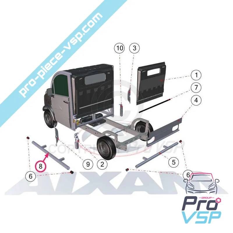 Side protection bar Side protection bar