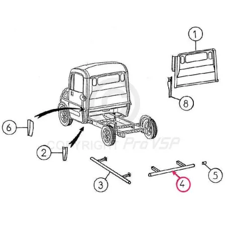 Bakre skyddsfält för Mega Truck