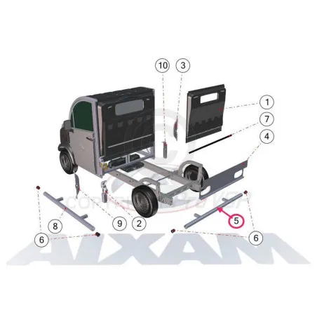 Bakre skyddsfält för Mega Truck