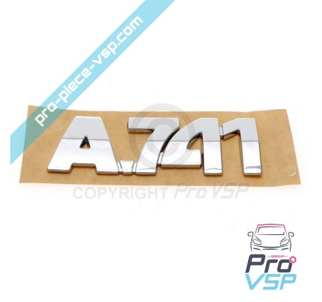 Heckklappen-Logo für aixam a741