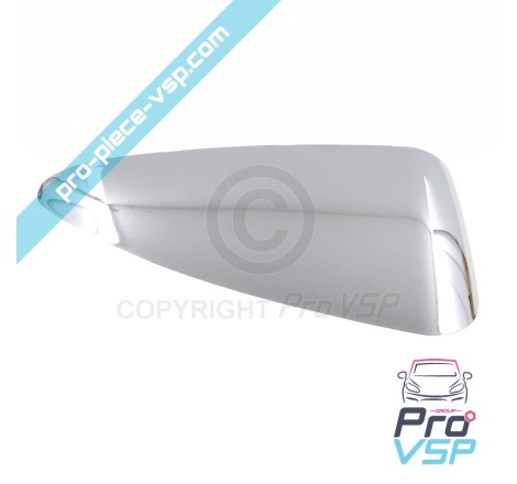 Specchio destro cromato shell