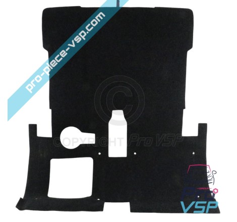 Rear floor carpet