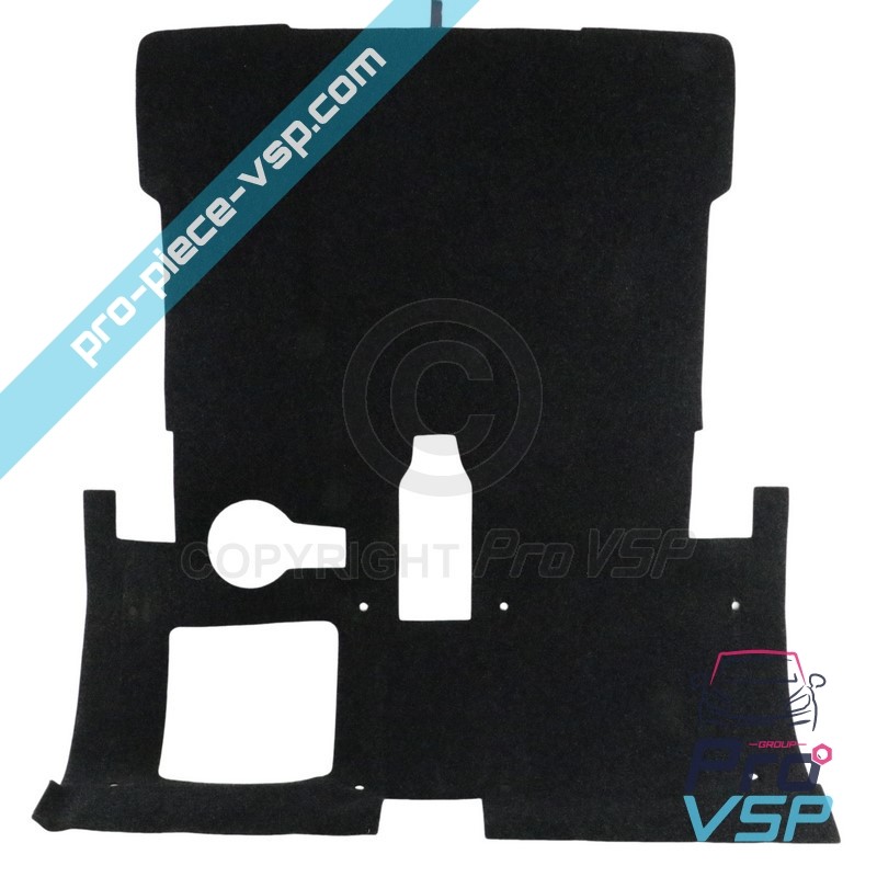 Rear floor carpet