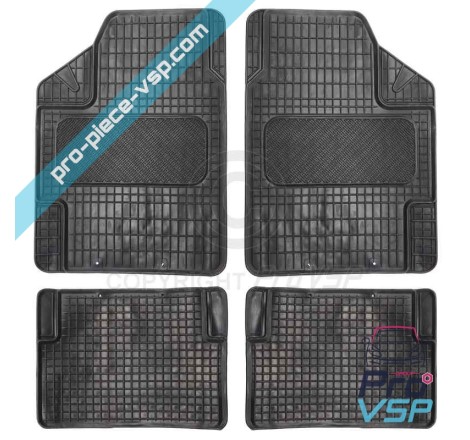 Rubber floor mats