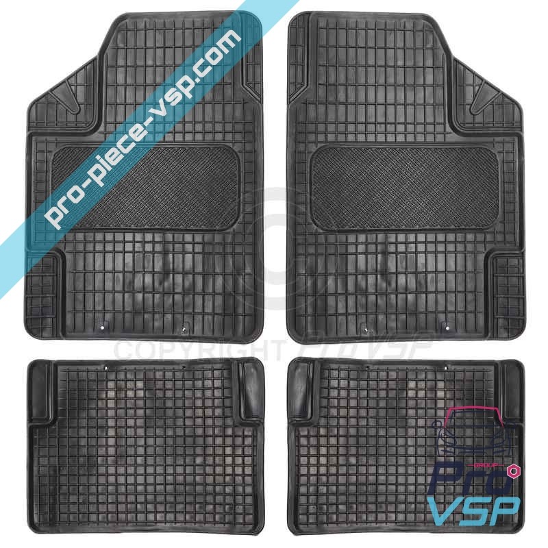 Rubber floor mats