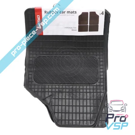 Rubber floor mats