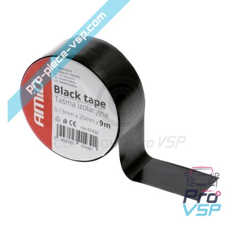 Black insulating tape