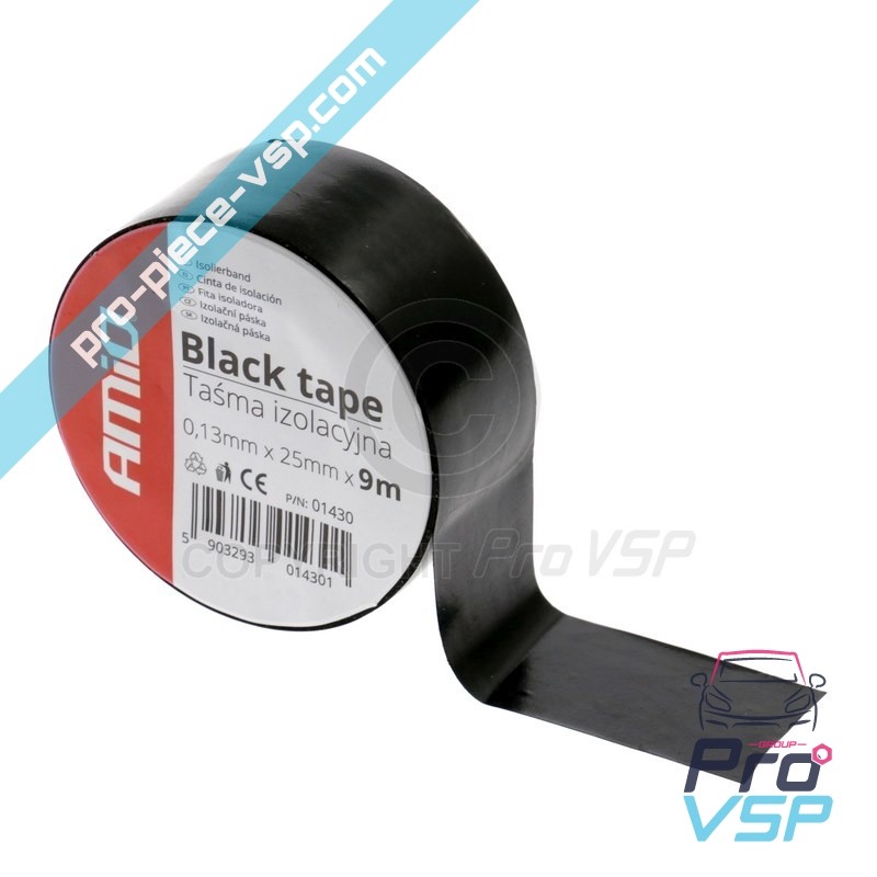 Black insulating tape