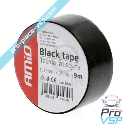 Black insulating tape