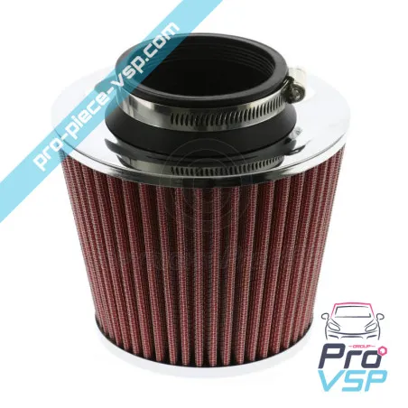 Filtro de ar cromado