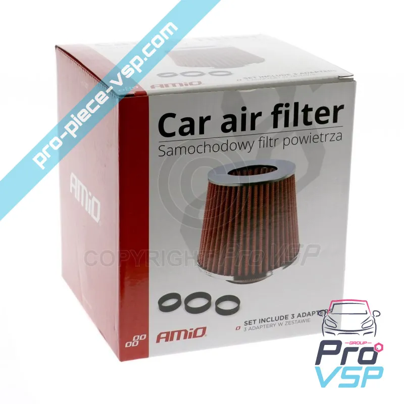 Filtro de ar cromado