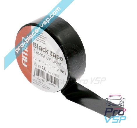 Black insulating tape