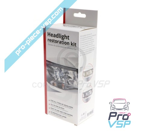 Headlight polishing kit