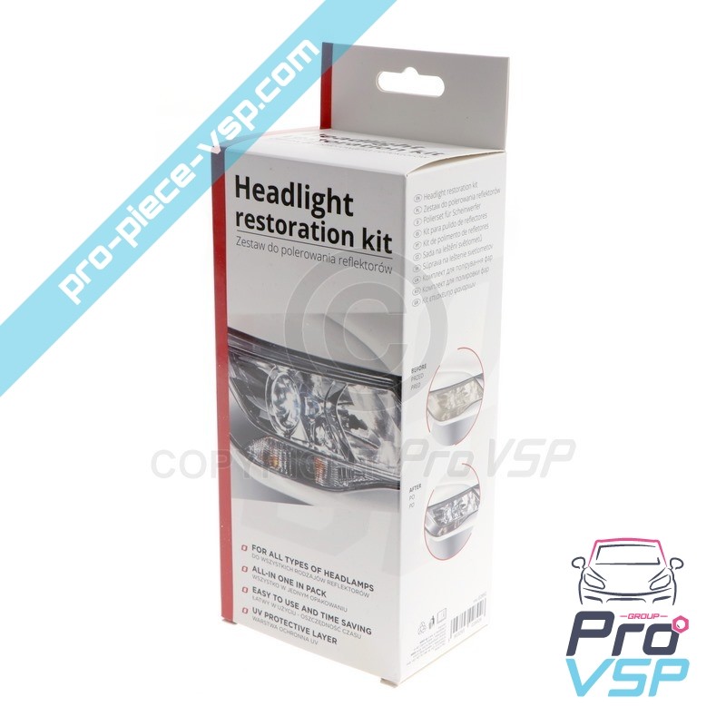 Headlight polishing kit