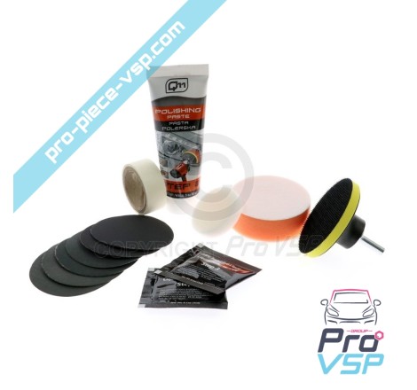 Headlight polishing kit