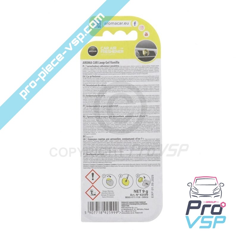 Car deodorant
