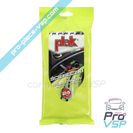 Lingettes spécial tableau de bord