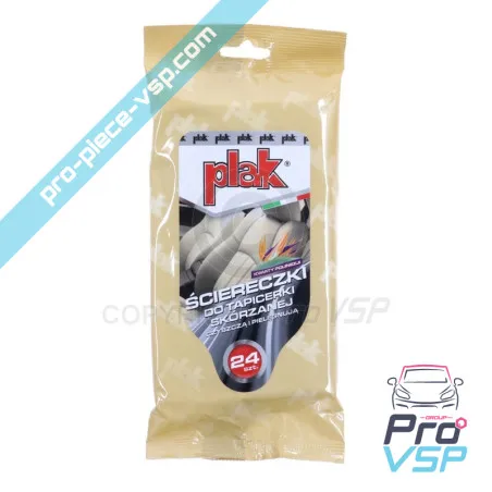 Special leather wipes