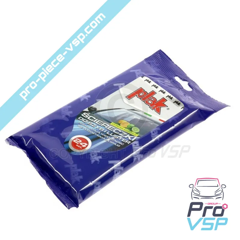 Lingettes spécial vitres