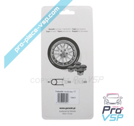 Wheel bolt cache