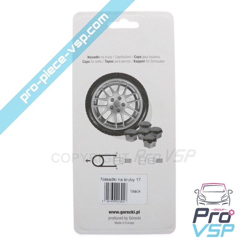 Wheel bolt cache