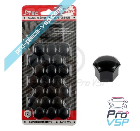 Wheel bolt cache
