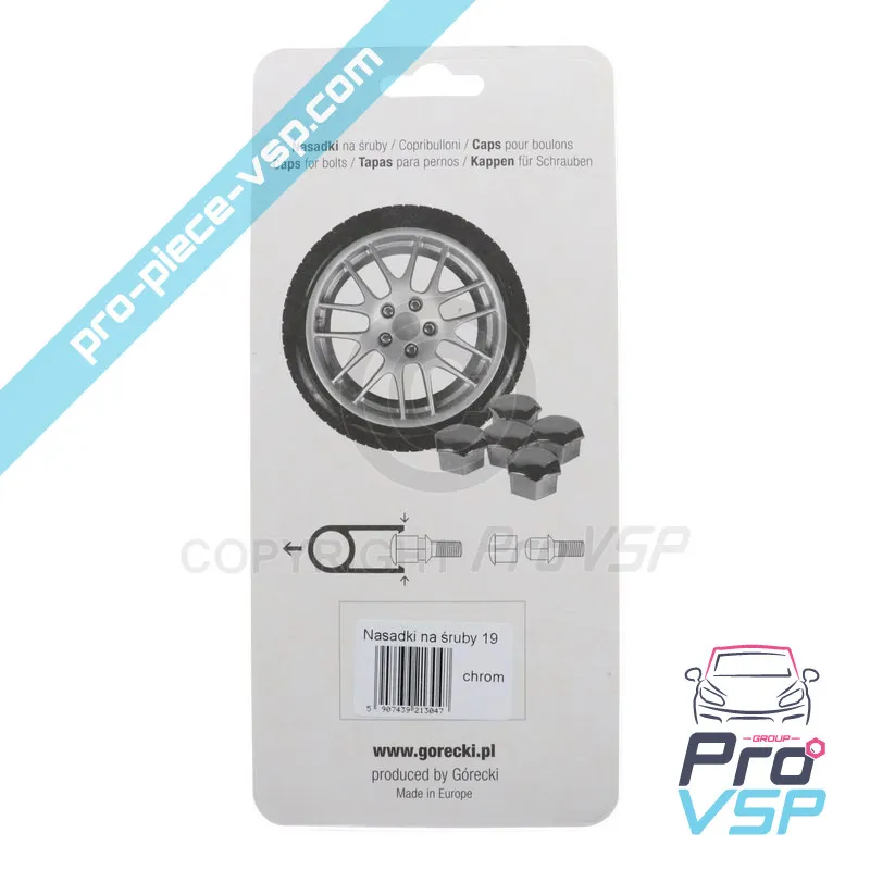 Cache boulon de roue