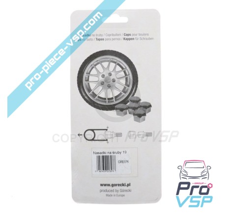 Wheel bolt cache
