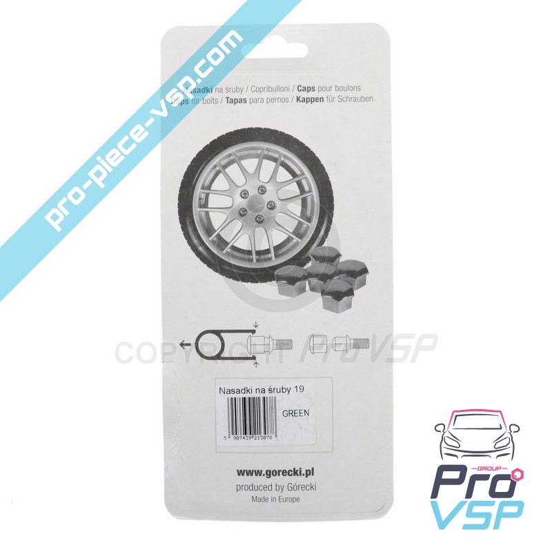 Wheel bolt cache