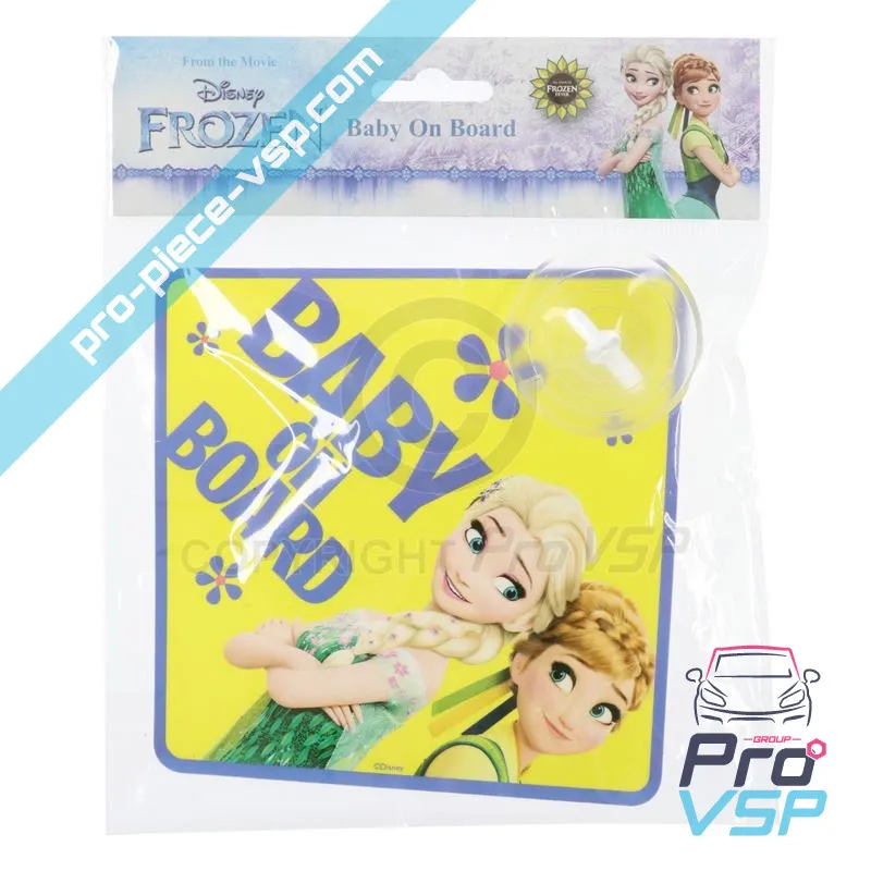 Bébé à bord Reine des neiges