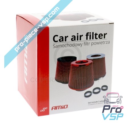 Red air filter