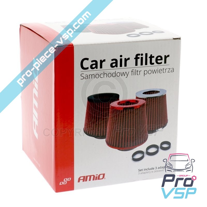 Red air filter