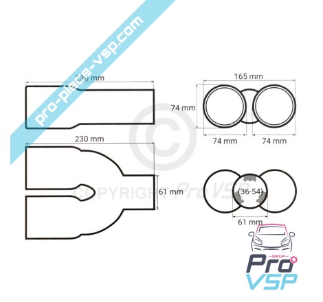 Exhaust output