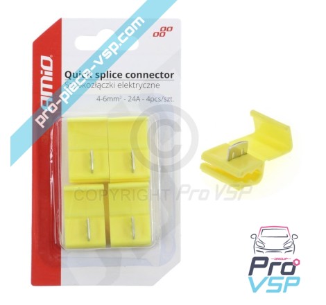 Quick connecteur jaune