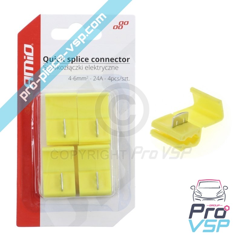 Quick connecteur jaune