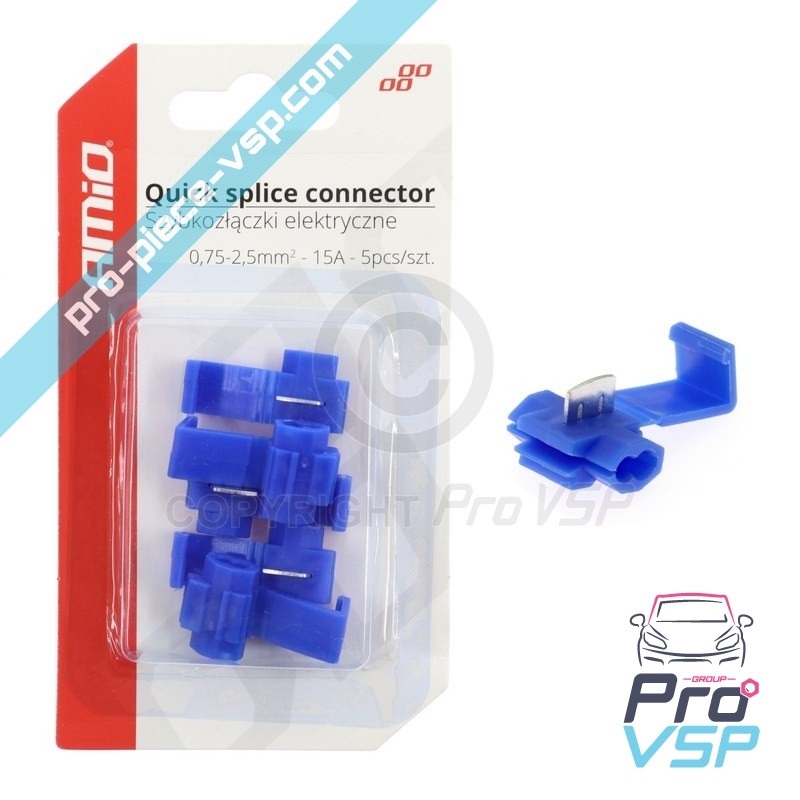 Quick connecteur bleu