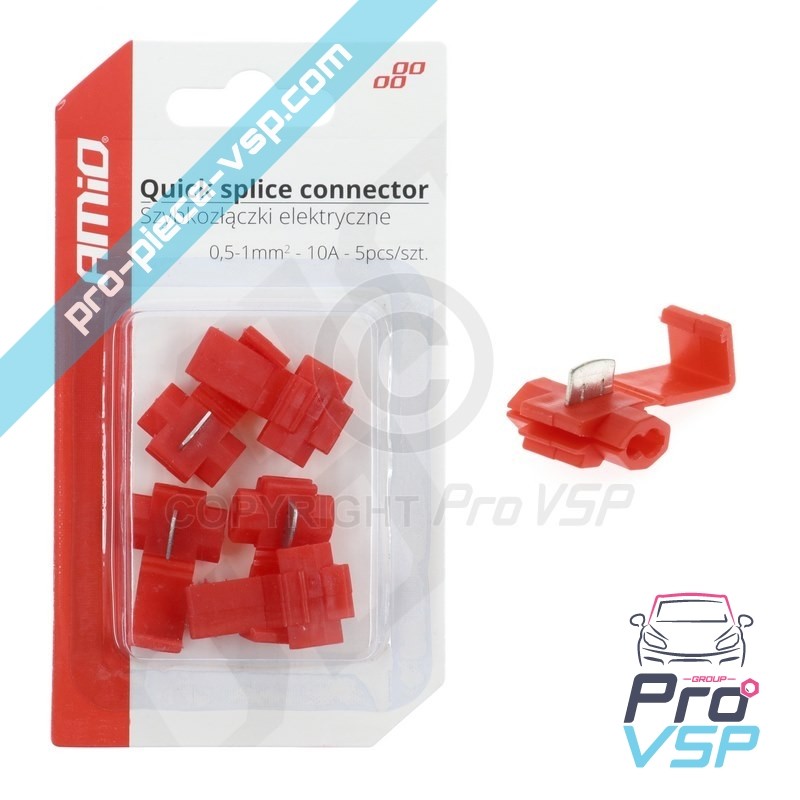 Quick connecteur rouge