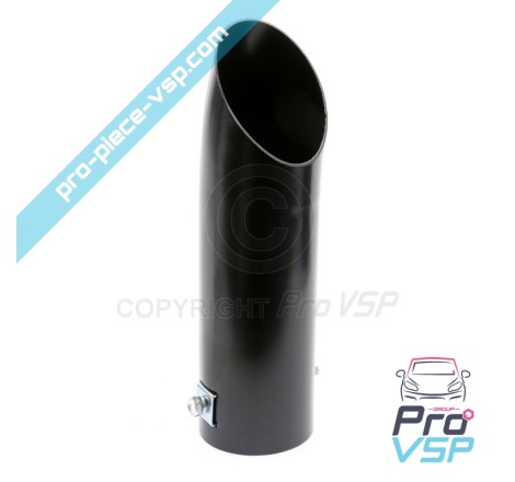 Black exhaust exit