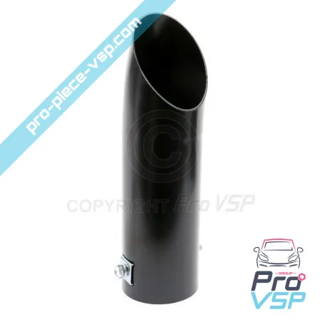 Black exhaust exit