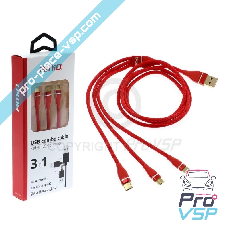 Câble chargeur USB