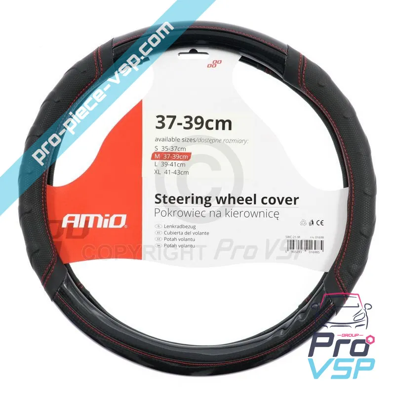 Carbon steering wheel cover 