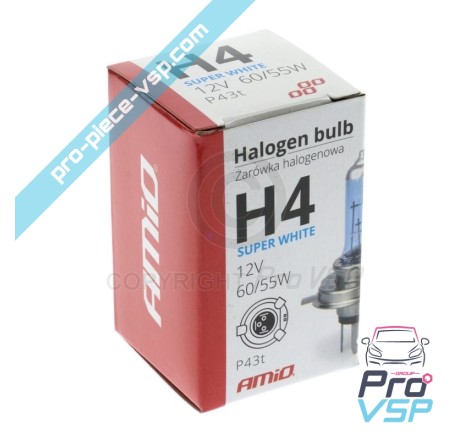 Ampoule H4 60/55W Super blanc