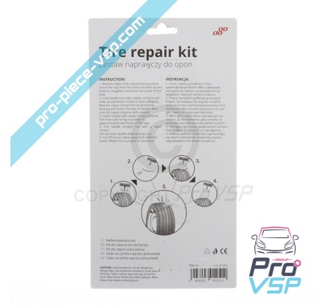 Kit riparazione pneumatici