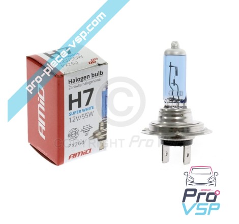 Ampoule H7 55W Super white