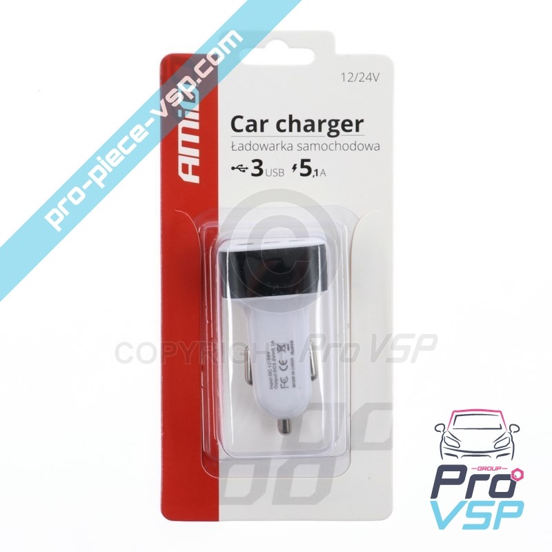 Chargeur 3USB