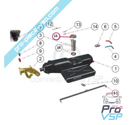 Dado calibro carburante