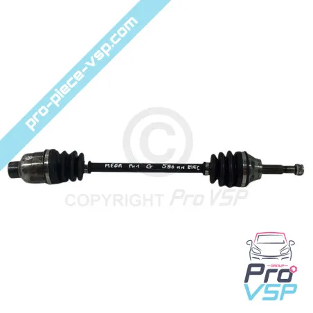 Kardan links verwendet für Mega Elektrische Phase 1