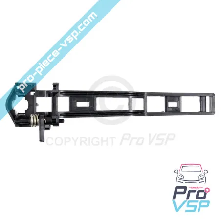 Left outdoor door handle base for aixam impulsion vision sensation