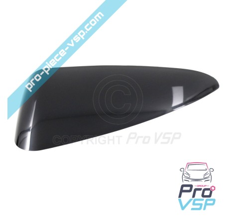 Black left rearview mirror shell