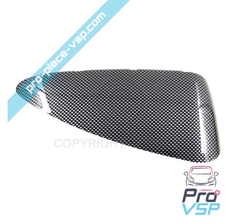 Carbon right rearview mirror shell
